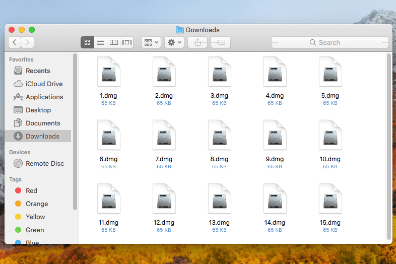 open dmg file on mac